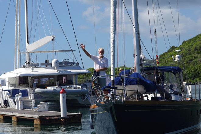 Corsair came in Wednesday morning to the BVI. © World Cruising Club http://www.worldcruising.com